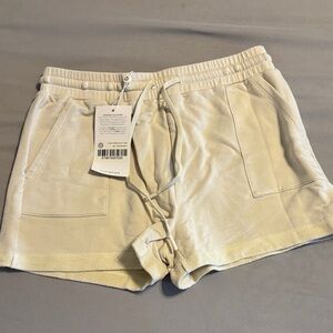 BuffBunny Cream Athletic Shorts